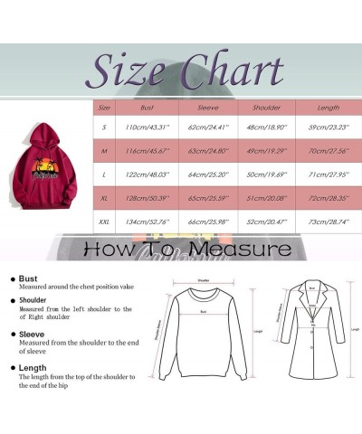 Women's Hoodie Cute Patterns Kawaii Print Pullover Basic Loose Hooded Pocket Long Sleeve Tops Shirts Hoodies A-black $4.38 Ho...