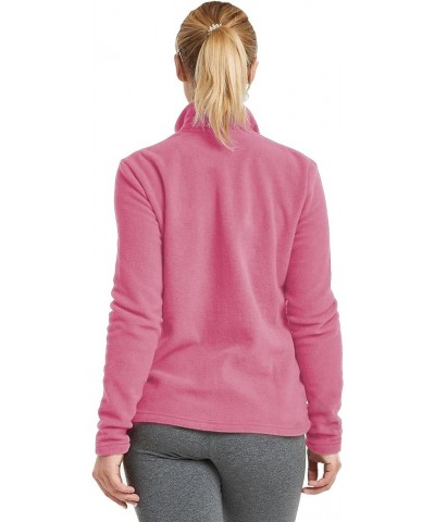 Women's Lightweight Full Zip Soft Polar Fleece Winter Jacket Dusty Rose $11.98 Jackets