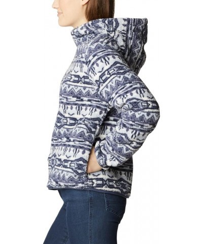 Women's West Bend Hoodie Nocturnal 80s Stripe Print $13.59 Jackets