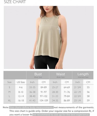 3-Pack Loose Tank Tops for Women Sleeveless Gym Athletic Workout Tops Yoga Shirts Crepe Pink (Long)-1 Pack $13.99 Activewear