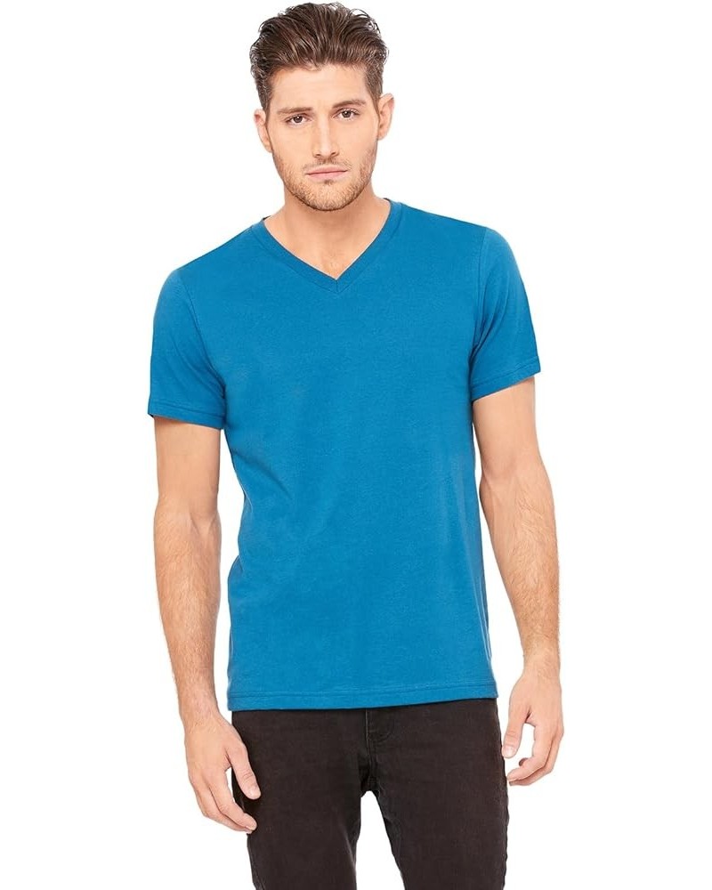 Bella USA Made Jersey V-Neck T-Shirt Deep Teal $7.73 T-Shirts