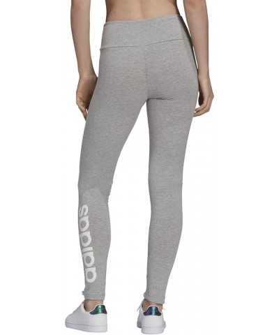 Women's Loungewear Essentials High-Waisted Logo Leggings Medium Grey Heather/White $20.33 Activewear