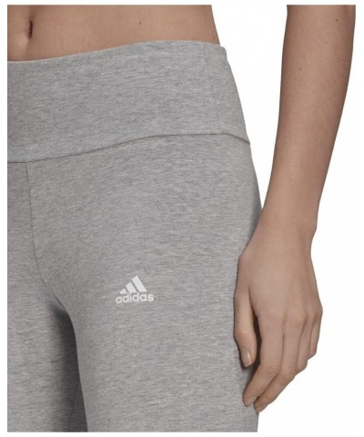 Women's Loungewear Essentials High-Waisted Logo Leggings Medium Grey Heather/White $20.33 Activewear