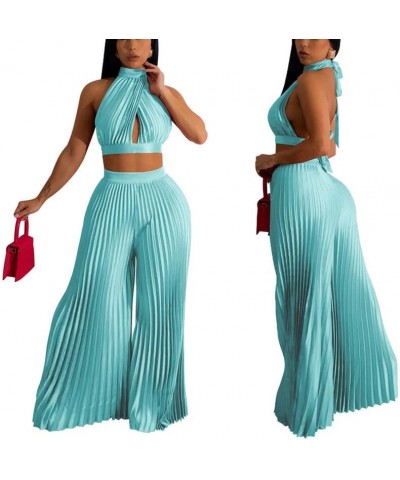 Sequin Spaghetti Strap Jumpsuit Sequin Patchwork Wide Leg Long Rompers Plasyuits,Sleeveless Glitter Playsuit Women 78 $17.33 ...