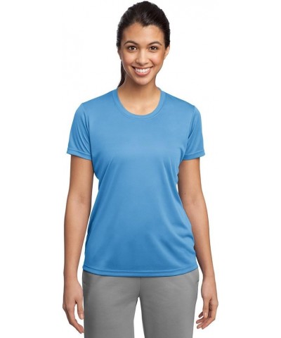 Women's Sport Performance Moisture Wicking Athletic T Shirt Carolina Blue $7.04 Activewear