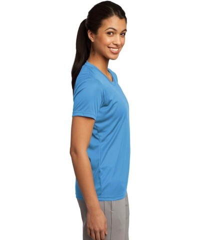 Women's Sport Performance Moisture Wicking Athletic T Shirt Carolina Blue $7.04 Activewear