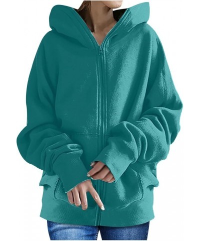 Women's Cardigan Hoodies Lounging Jackets Plus Size Hoodie 2022 Pullover Hooded Tunic Sweatshirts Clothes Tops Blouse 06 Mint...