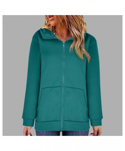 Women's Cardigan Hoodies Lounging Jackets Plus Size Hoodie 2022 Pullover Hooded Tunic Sweatshirts Clothes Tops Blouse 06 Mint...