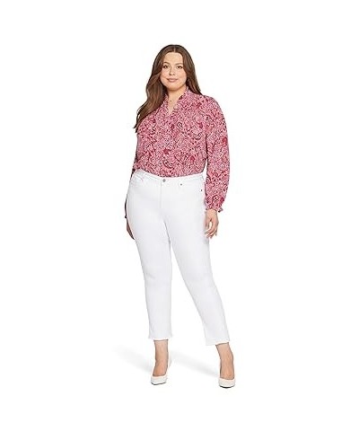 Plus Size Sheri Ankle Fray Hem in Optic White Optic White 24W 27 24 Plus Optic White $88.83 Jeans