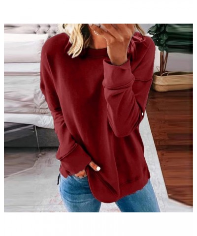 Dressy Tops for Women Summer 2023 Autumn and Winter European and American Loose Large Size Chocolate Blouses for 1-red $8.70 ...