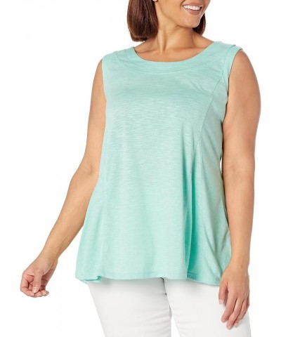 Women's Plus Size Tank Fit N Flare Ocean Wave $8.59 Others