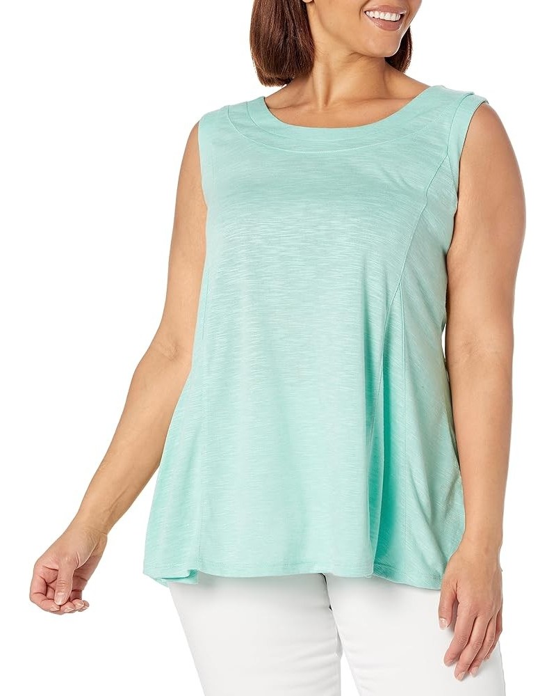 Women's Plus Size Tank Fit N Flare Ocean Wave $8.59 Others