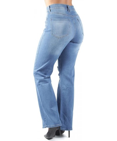 Colombian Design, Butt Lift, Levanta Cola, Boot Leg Jeans Plus/Junior Size M. Blue (4111) $27.55 Jeans