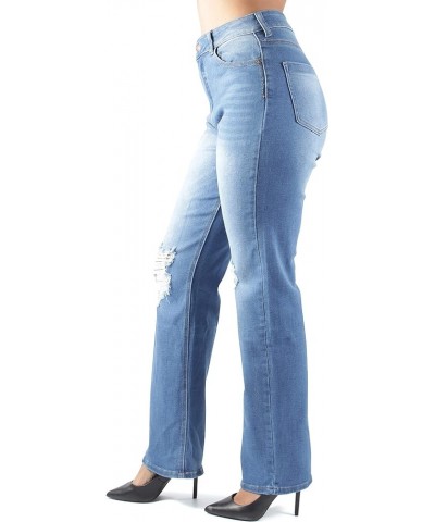 Colombian Design, Butt Lift, Levanta Cola, Boot Leg Jeans Plus/Junior Size M. Blue (4111) $27.55 Jeans