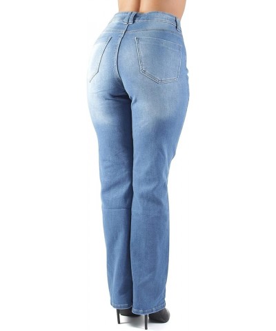 Colombian Design, Butt Lift, Levanta Cola, Boot Leg Jeans Plus/Junior Size M. Blue (4111) $27.55 Jeans