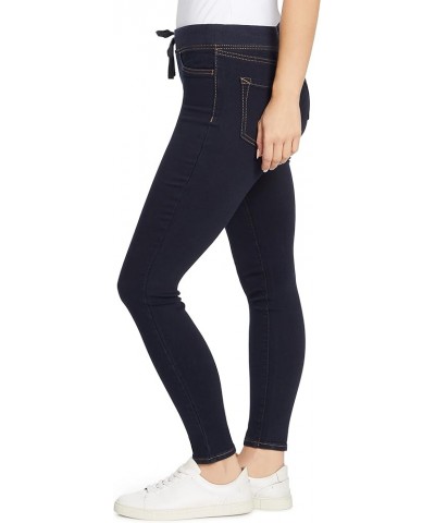 Women's Dorm Pull on Tie Detail Knit Denim Jegging Navy Rinse-legging $11.99 Jeans