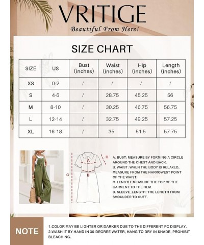 Women's Baggy Wide Leg Cotton Linen Overalls Strapy Jumpsuit Long Romper with Pockets Pink $14.08 Overalls