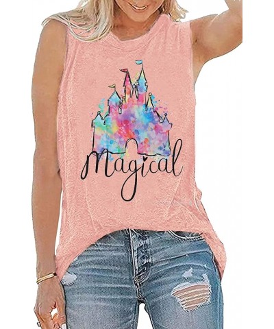 Tank Top for Women,Hakuna Matata Letter Printed Top Tees Funny Inspirational Casual Graphic Tops A-pink $11.70 Tanks