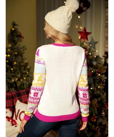 Womens Christmas Cardigan Winter Ugly Sweater Christmas Tree $17.86 Sweaters