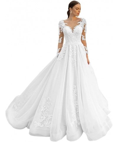 Wedding Dresses for Bride 2024 Floral Beaded Mermaid Bridal Evening Party Gowns P-white $51.75 Dresses