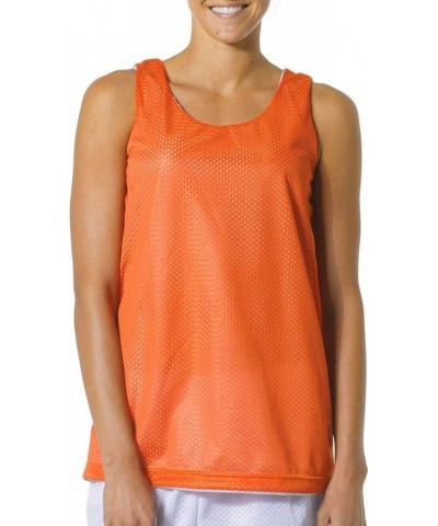 Women's Reversible Mesh Tank Orange/ White $5.70 Tanks