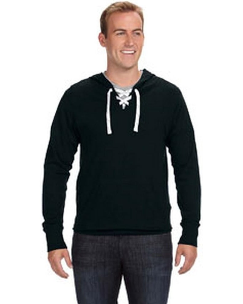 JA8231 Unisex Sport Lace Jersey Hood Black $10.17 Hoodies & Sweatshirts