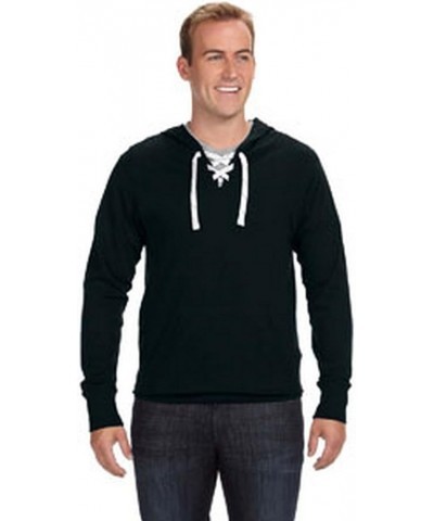 JA8231 Unisex Sport Lace Jersey Hood Black $10.17 Hoodies & Sweatshirts