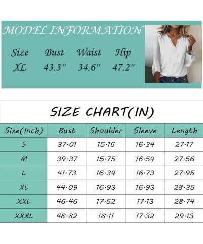 Womens Clothes Fall 2023,3/4 Sleeve Shirts for Women Pattern Print Graphic Tees Blouses Casual Plus Size Basic Tops Pullover ...