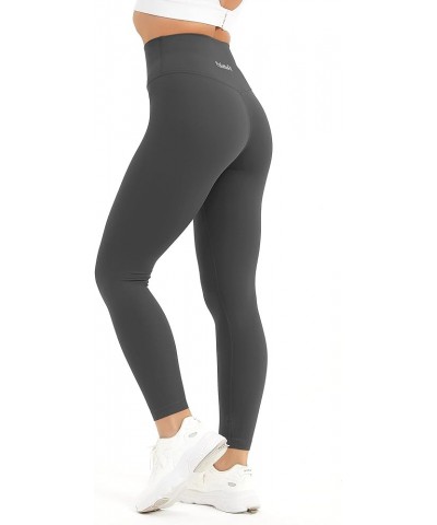 High Waisted Workout Leggings for Women, Buttery Soft 7/8 Length Yoga Pants with Hidden Pocket Carbon Grey $15.84 Leggings