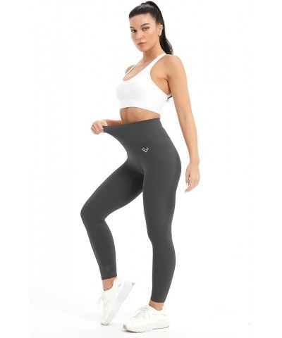 High Waisted Workout Leggings for Women, Buttery Soft 7/8 Length Yoga Pants with Hidden Pocket Carbon Grey $15.84 Leggings