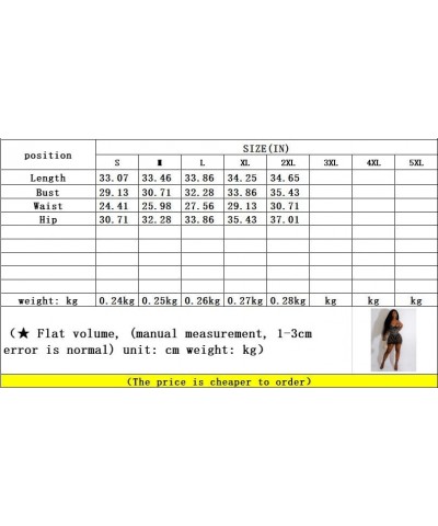 Women's Sexy Mesh Hot Drilling Process Mini Dress Spaghetti Straps Rhinestone Dress Party Club Night Dress Apricot a $15.54 D...