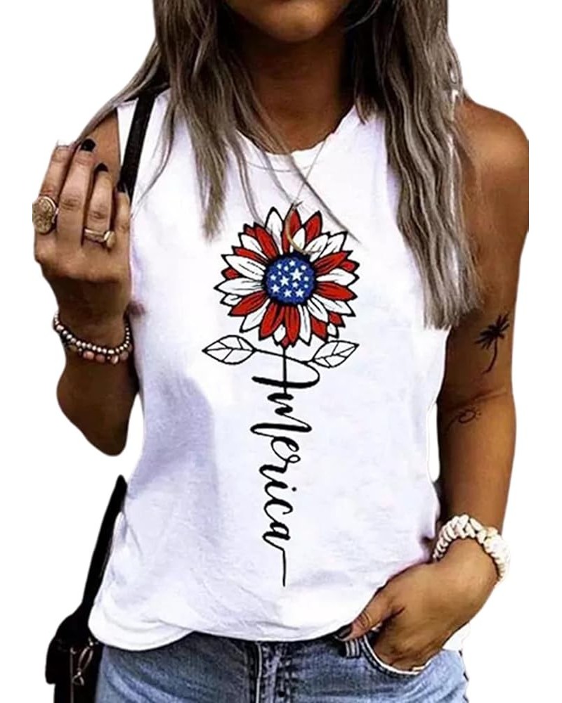 We The People 1776 V Neck Tank for Women 4th of July Patriotic Shirt American Flag Sleeveless Graphic Tees Tanks White $8.50 ...