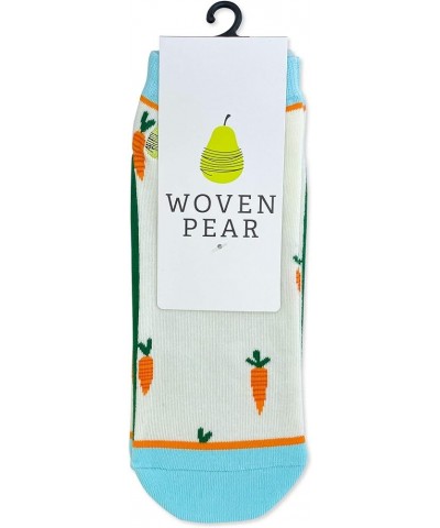 Women's Combed Cotton Performance Ankle Socks I Don't Carrot All $8.09 Activewear