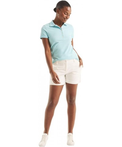 Women's 5-Button Short Sleeve Cotton Polo Shirt Antigua Surf. $16.19 Shirts