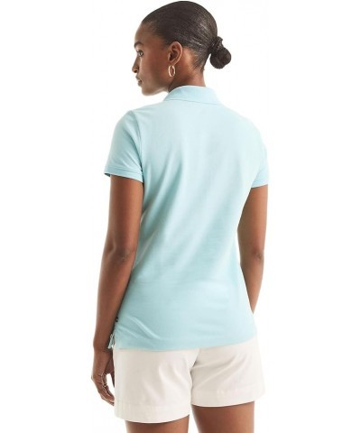 Women's 5-Button Short Sleeve Cotton Polo Shirt Antigua Surf. $16.19 Shirts