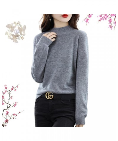 Cashmere Sweaters for Women, Turtleneck Sweater Women, Womens Cashmere Sweater, Cashmere Sweater Women Gray $17.10 Sweaters