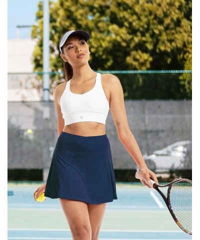 16" Tennis Golf Skorts Skirts for Women 4 Pockets UPF50+ High Waisted Athletic Casual Workout Running Skirt Navy $21.65 Skirts