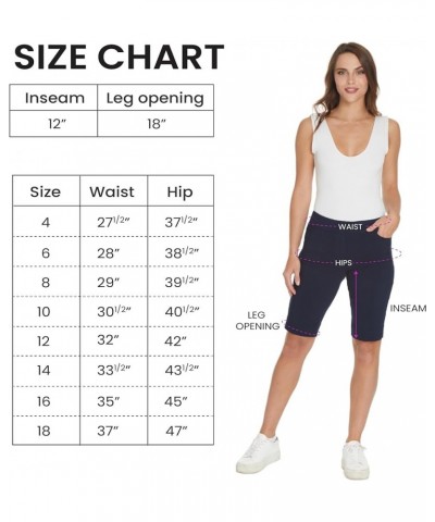 Women's Wide Band Pull-on Solid Walking Short Sky $23.60 Shorts