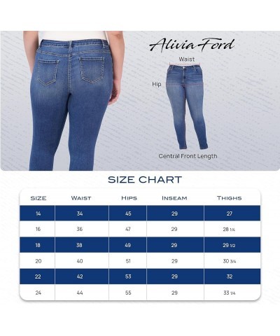 Plus Size Jeans for Women – High Waisted Skinny Jeans for Women – 29 Emma Wash $20.25 Jeans