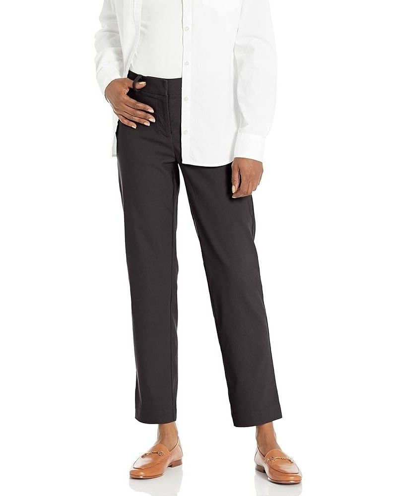 Women's Freedom Stretch Flattering Pant with Slit Back Pockets Very Black $22.97 Pants