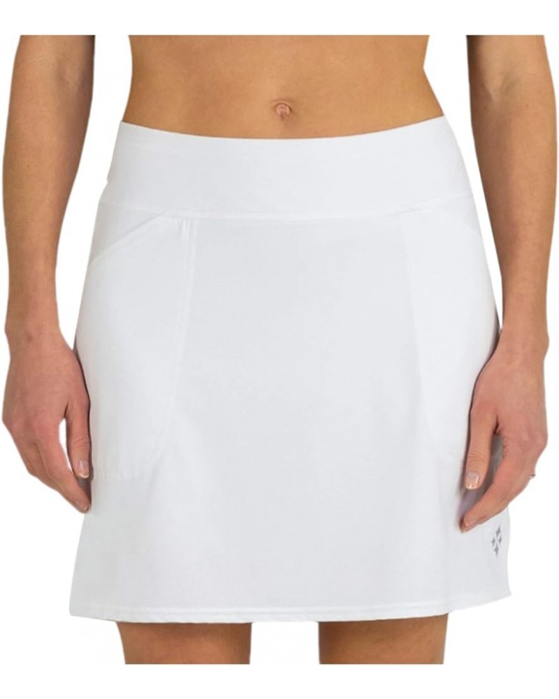 Apparel Women’s Athletic Clothing Long Mina Skort for Golf & Tennis White $32.32 Skirts