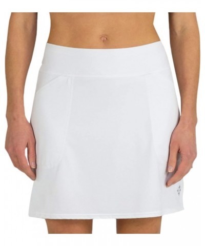 Apparel Women’s Athletic Clothing Long Mina Skort for Golf & Tennis White $32.32 Skirts