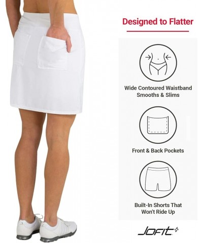 Apparel Women’s Athletic Clothing Long Mina Skort for Golf & Tennis White $32.32 Skirts