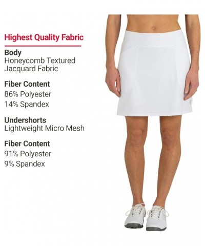 Apparel Women’s Athletic Clothing Long Mina Skort for Golf & Tennis White $32.32 Skirts