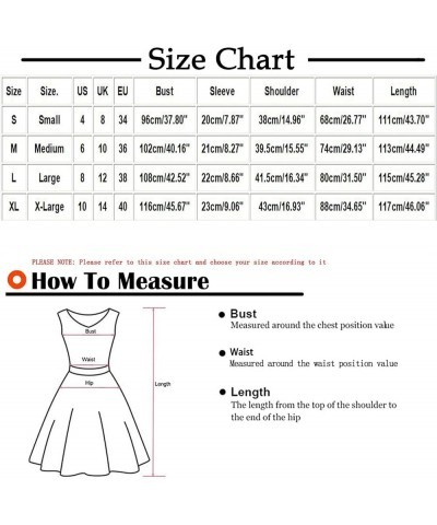 Women's 2023 Summer Casual Short Sleeve Crewneck Swing Dress Casual Flowy Tiered Maxi Beach Dress with Pockets Yellow $12.25 ...