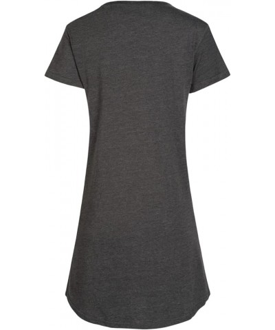 Coffee Heartbeat - Ladies Any Way Dress Heather Charcoal $11.59 Dresses