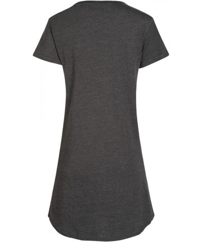 Coffee Heartbeat - Ladies Any Way Dress Heather Charcoal $11.59 Dresses