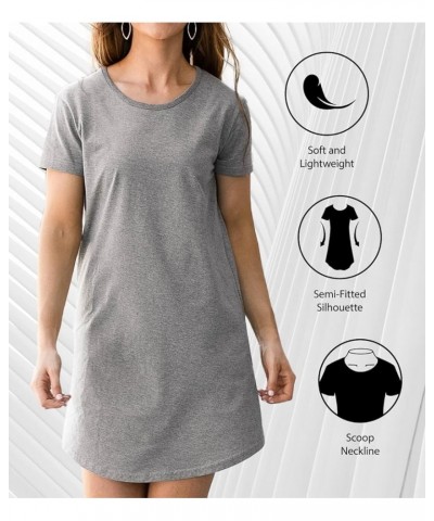 Coffee Heartbeat - Ladies Any Way Dress Heather Charcoal $11.59 Dresses