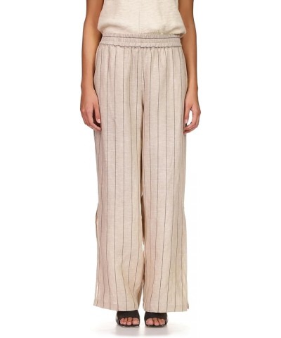 Side Slit Wide Leg Artisan Stripe $47.37 Pants