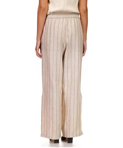 Side Slit Wide Leg Artisan Stripe $47.37 Pants